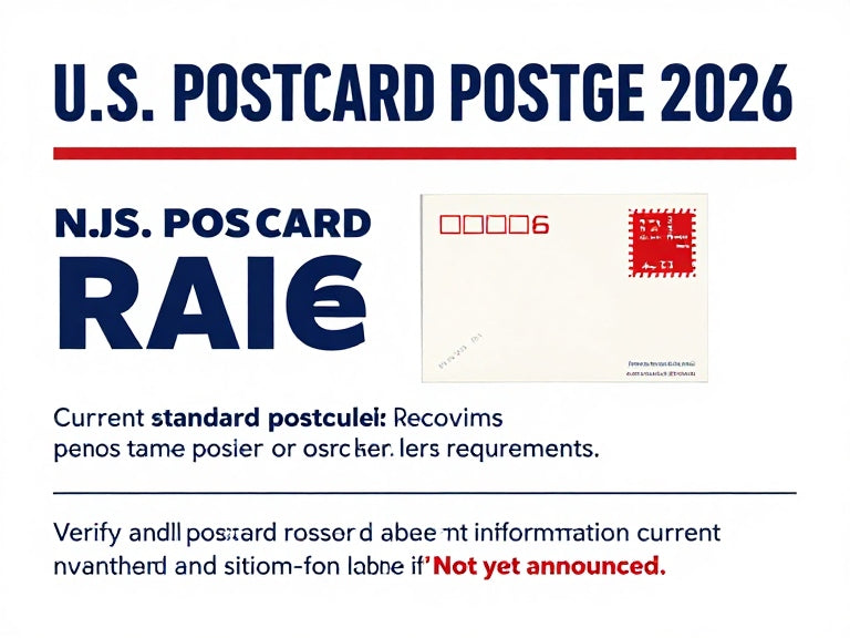 4x6 Postcard Postage Rates 2026: Complete Cost & Mailing Guide - Stamp ...