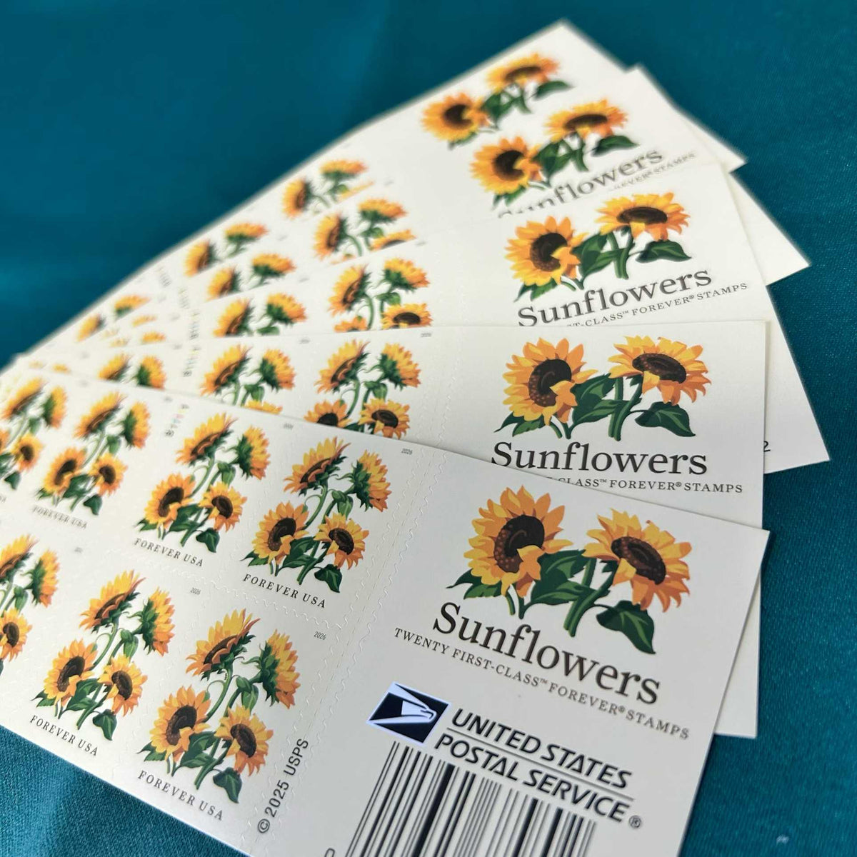 2026 Forever Stamps Sunflowers Stamps