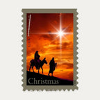 2012 Holy Family Forever stamp depicting Joseph, Mary and infant Jesus beneath a bright star