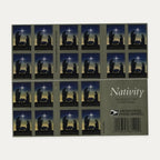 2016 Nativity stamp booklet front and back