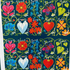 Garden of Love Forever stamp sheet close-up