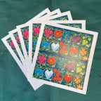 Stacked Garden of Love Forever stamp sheets