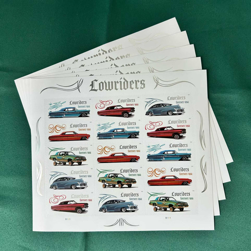 2026 Forever Stamps Lowriders Stamps Sheet of 15