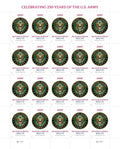 U.S. Army 250th First-Class Mail Forever Postage Stamps